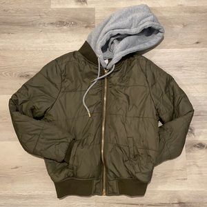 Women’s Green Bomber Jacket